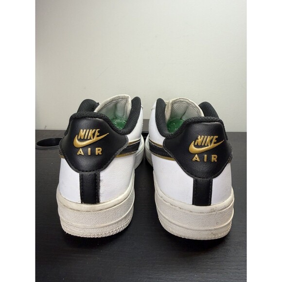 Nike Air Force 1 '07 LV8 Double Swish White/black/gold Colorway 4Y, Womens 5.5 - Picture 7 of 13